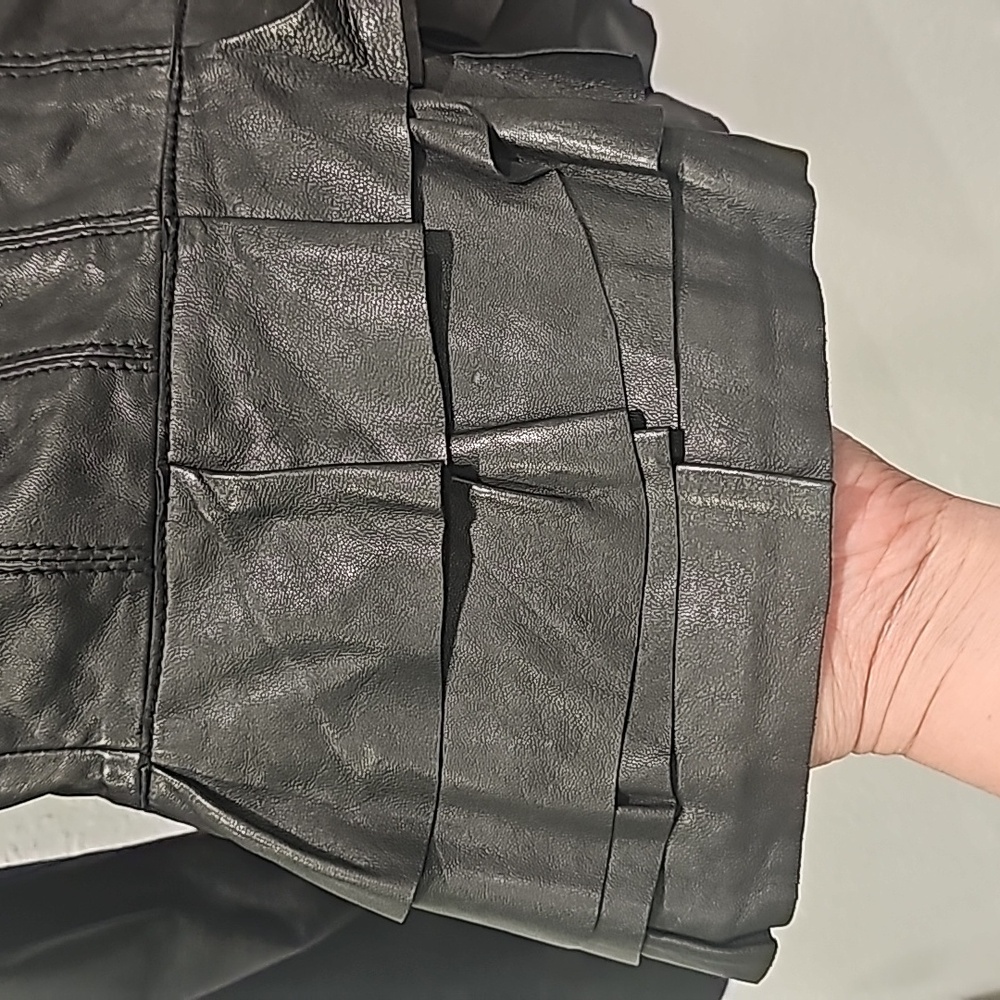 Halogen Leather Jacket - Black - Size Small, - image 4